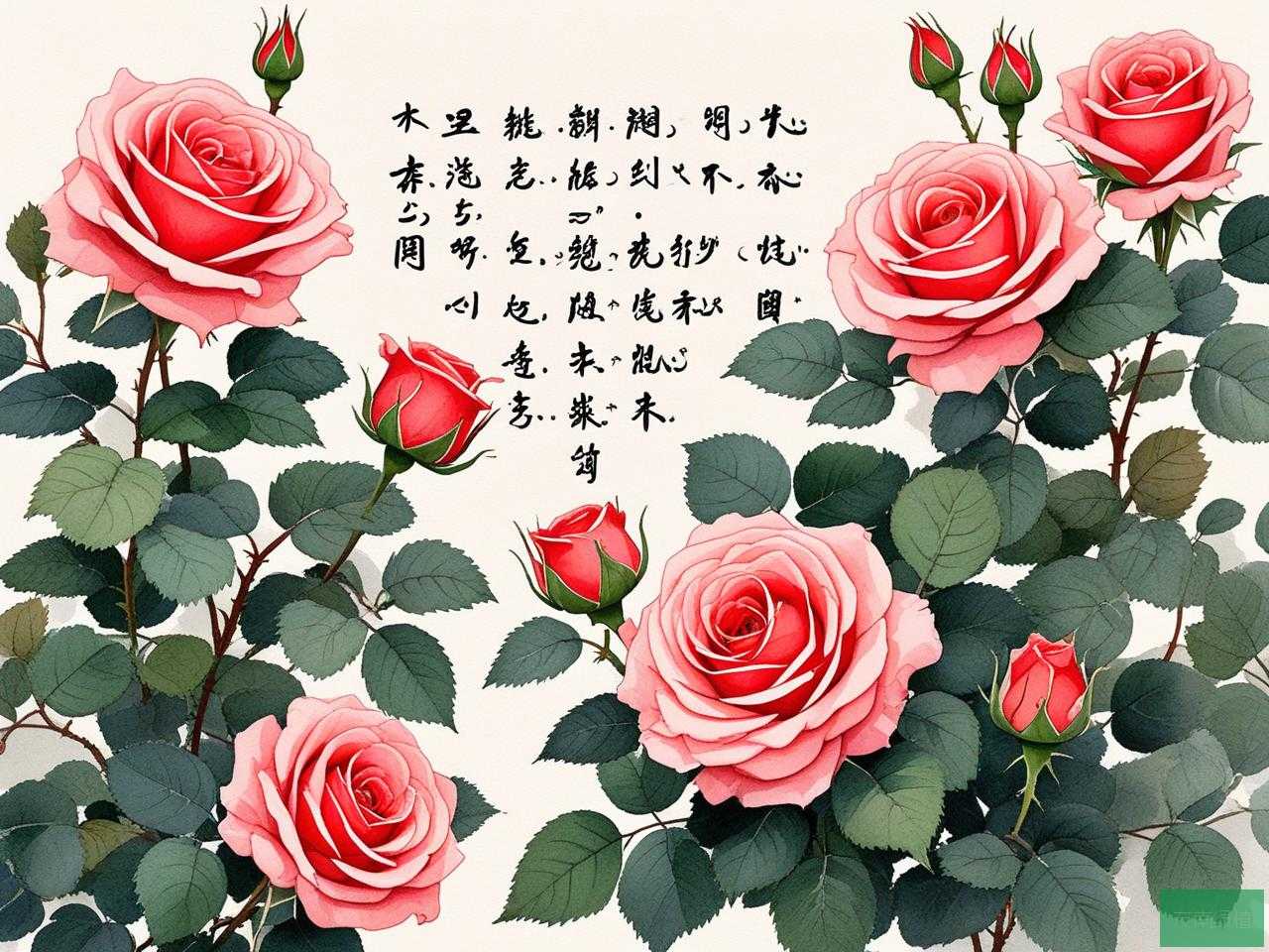 2025年玫瑰花相关古诗词