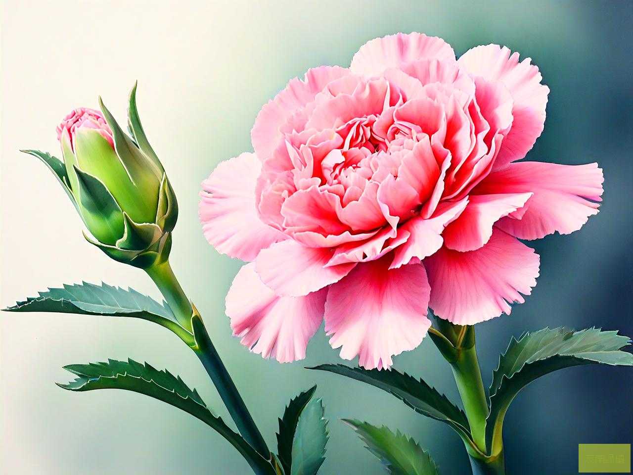 绿康乃馨的花语是什么