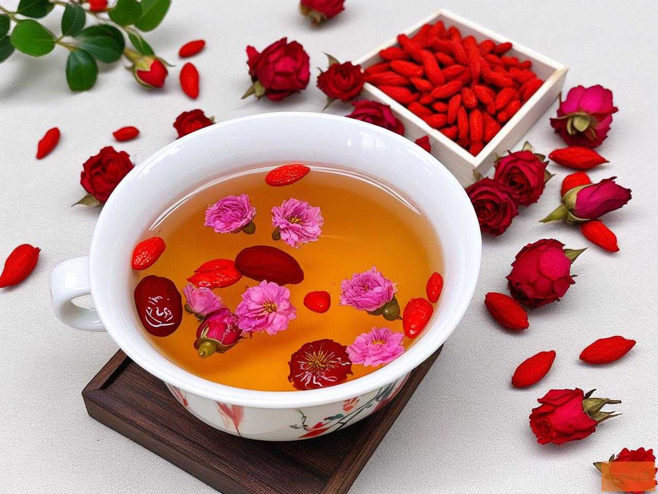 2025年枸杞红枣玫瑰花茶