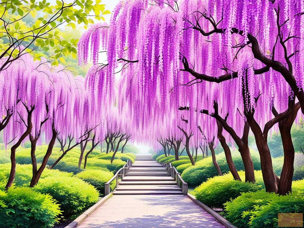 2025年紫藤萝瀑布的情感