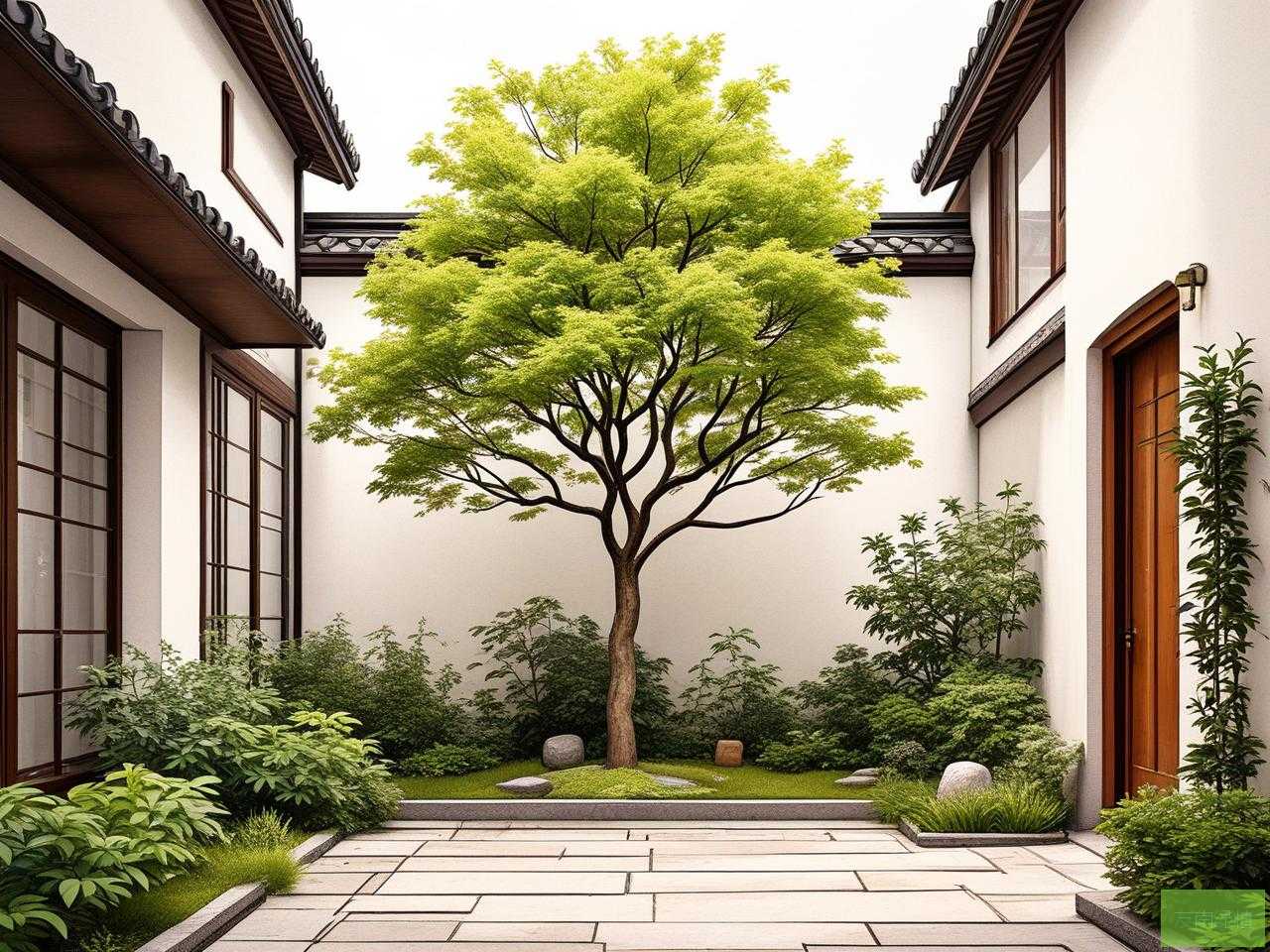 2025年庭院门口种什么树