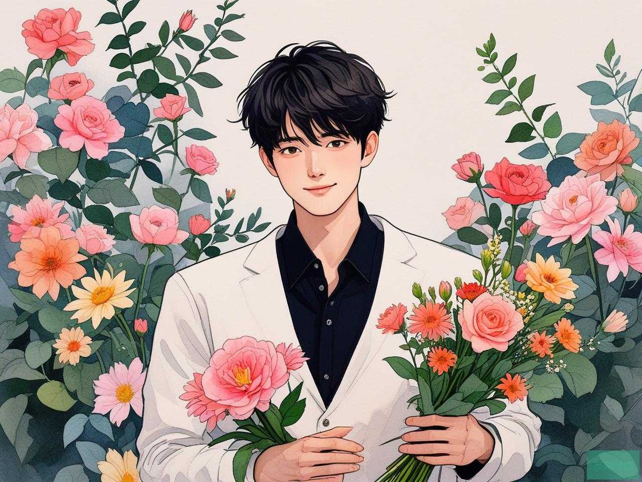 2025年送男士花送什么花