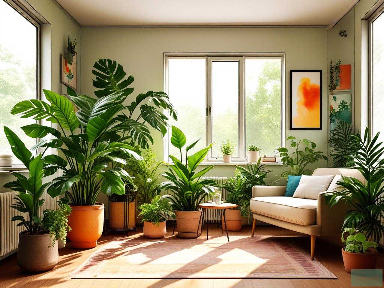 2025年绿色植物盆栽室内