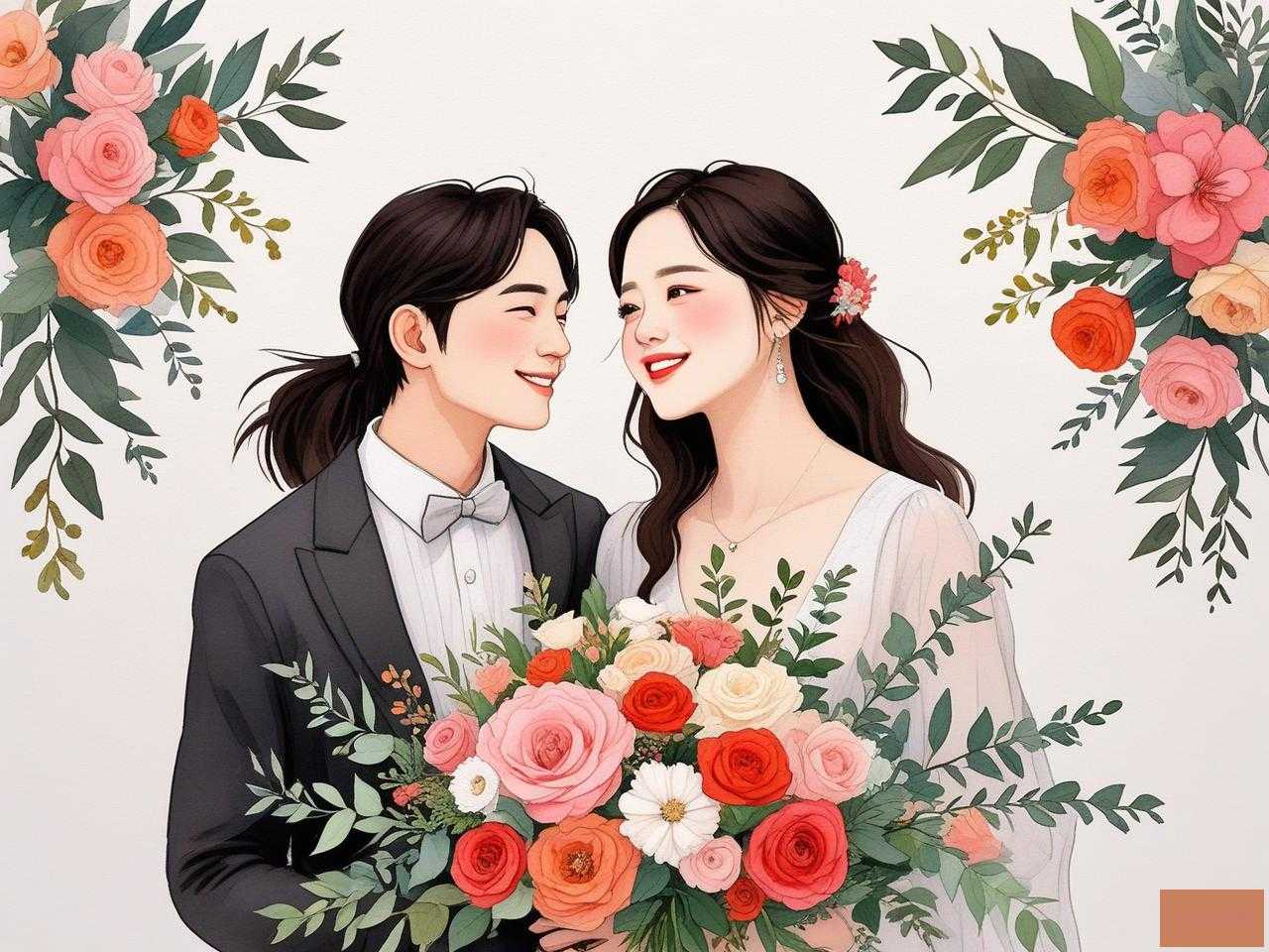 2025年结婚送什么花朋友