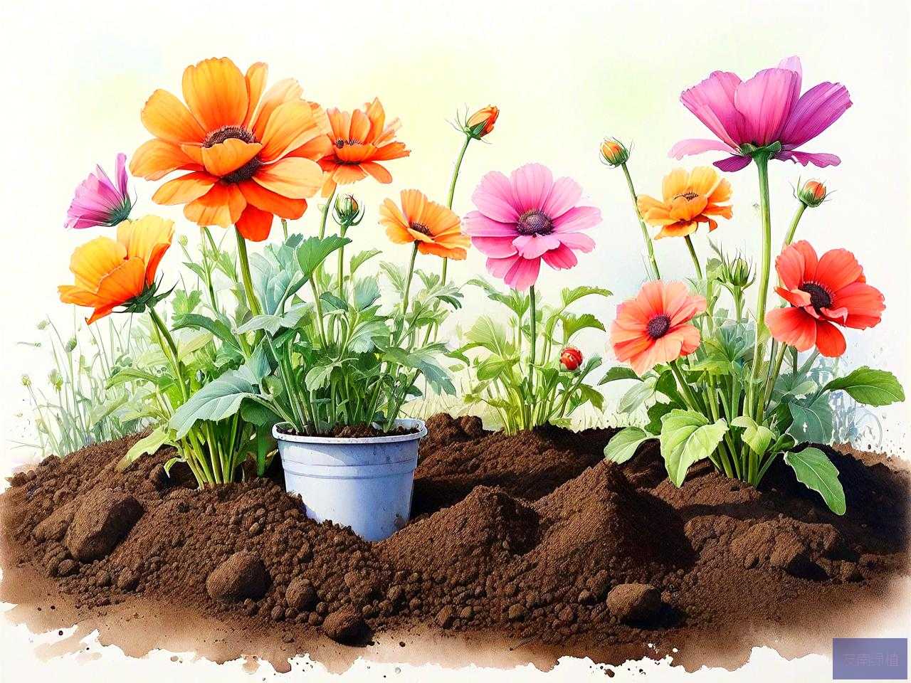 种植花卉的肥土的制作