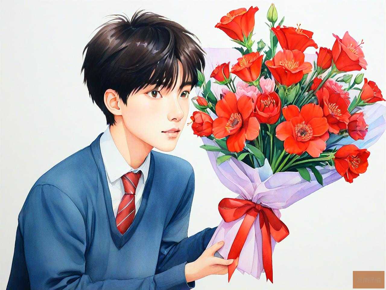 男生过生日适合送花吗