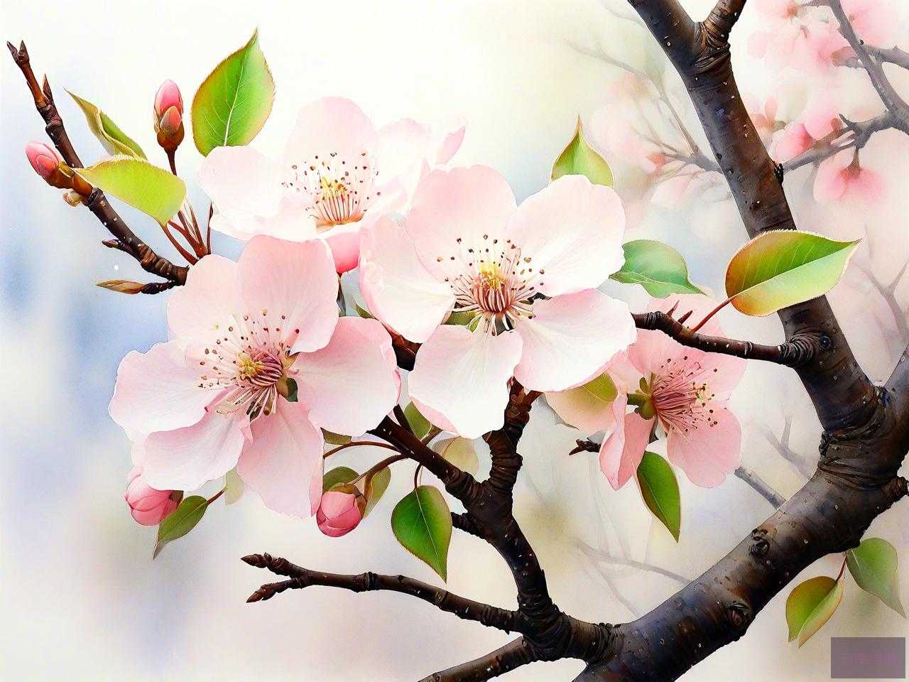 一枝梨花压海棠啥意思