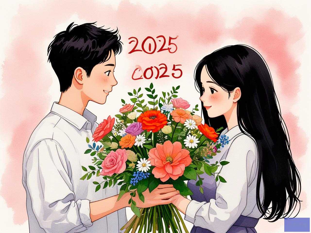 2025年朋友一般送什么花