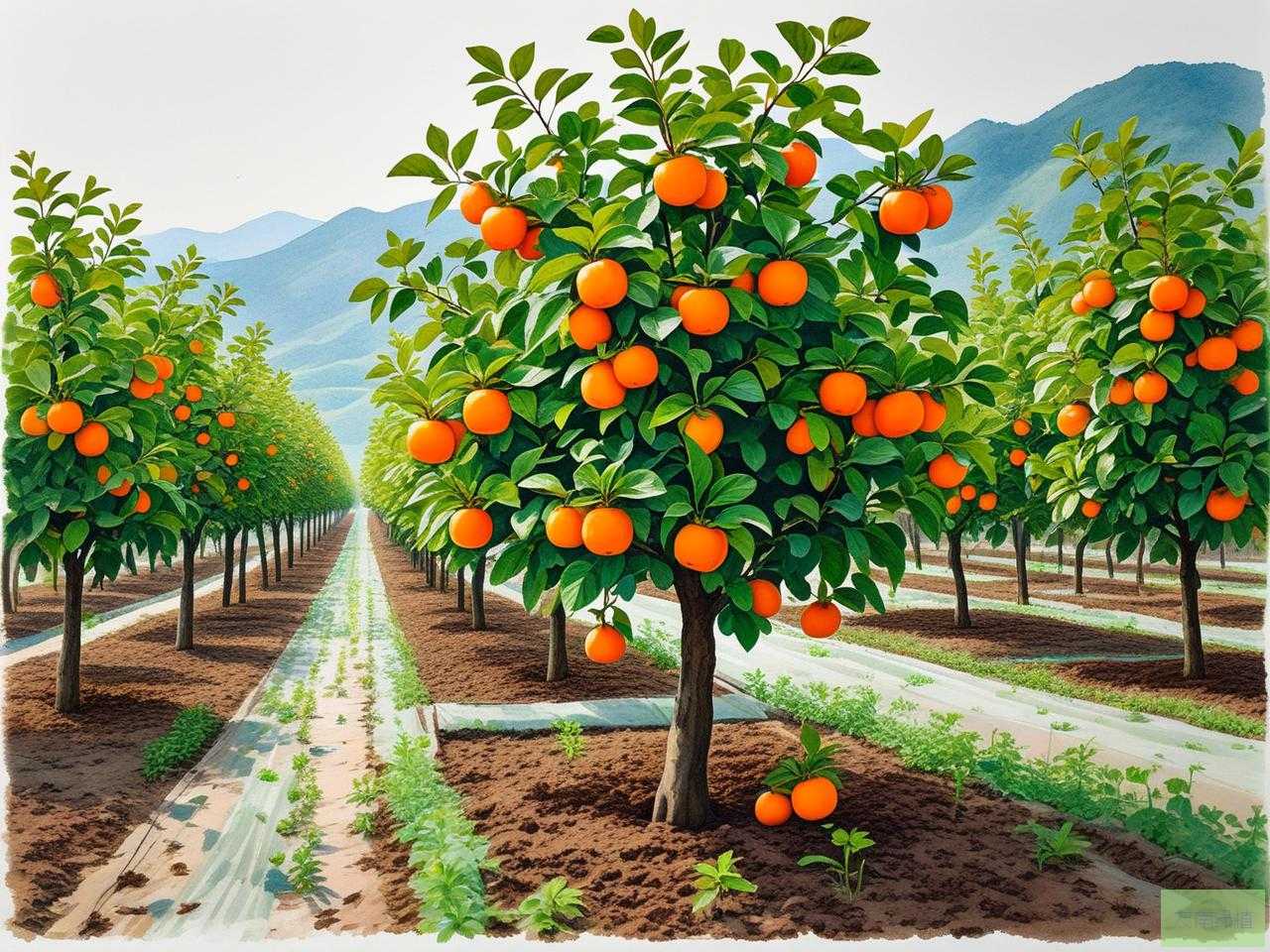 2025年怎样种植柿子树苗