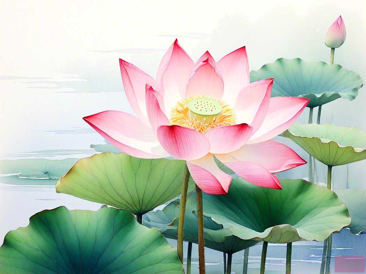 荷花的寓意和象征风水