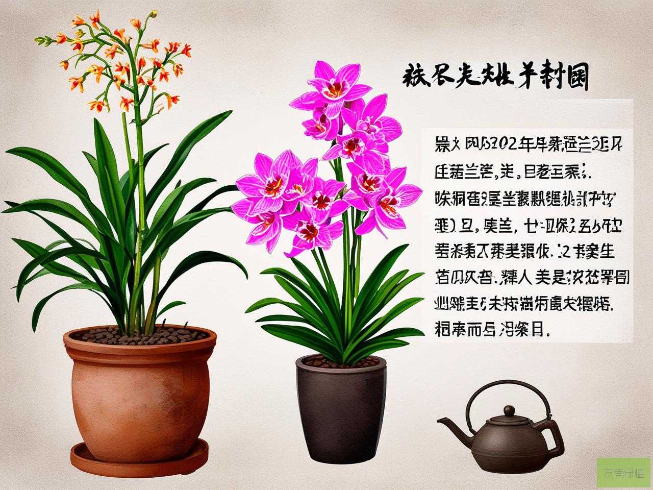 2025年关于养兰花的文案