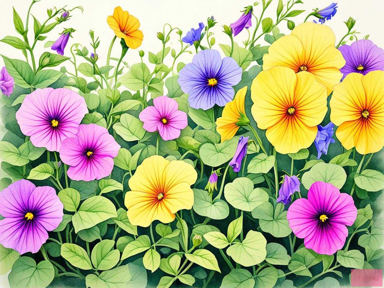 2025年蝴蝶花豌豆花金波