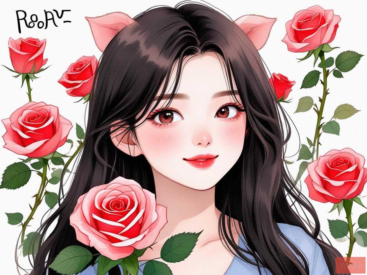 2025年猪小姐玫瑰花花语