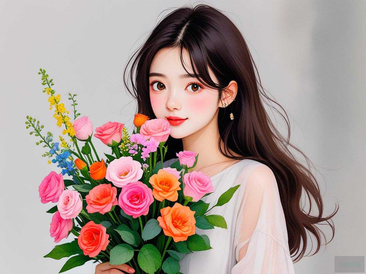 2025年送年轻女生什么花