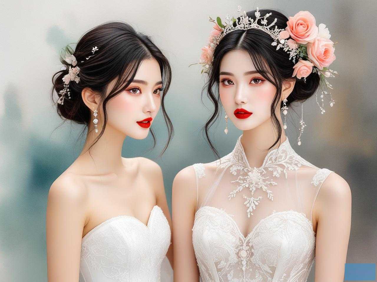 2025年时尚唯美新娘造型