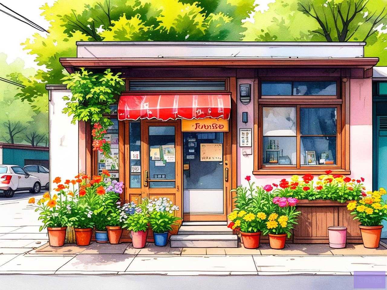 2025年店门口种什么花好