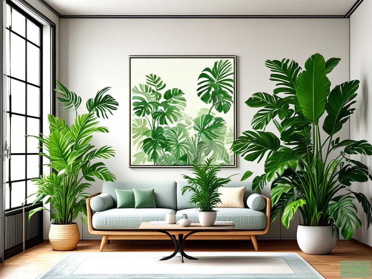2025年室内绿色植物摆放
