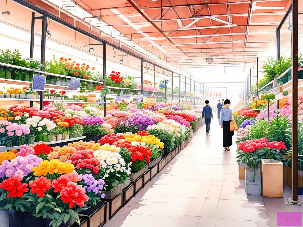2025年鲜花批发市场在哪