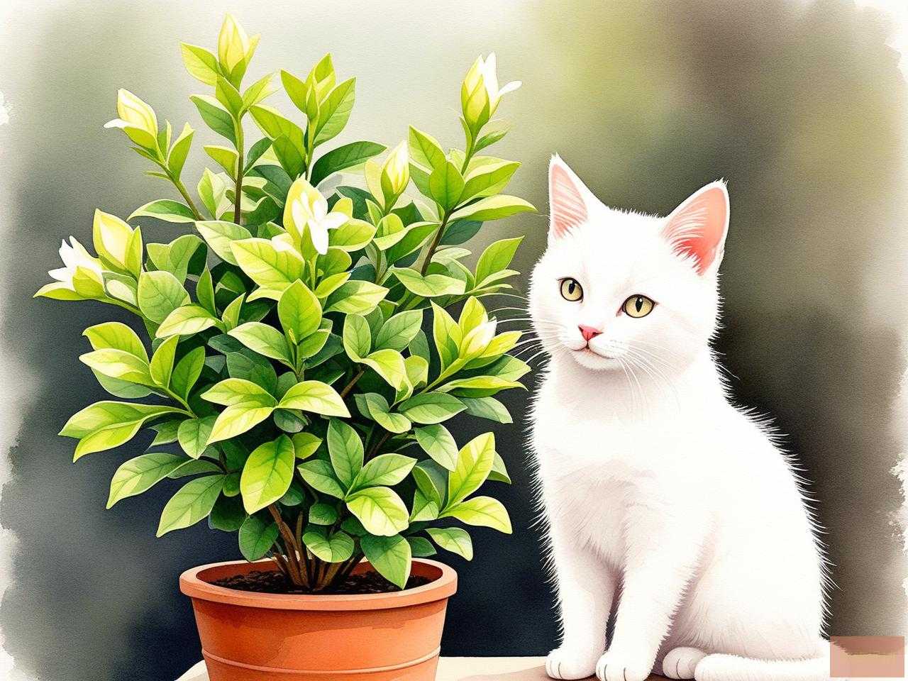 2025年养猫能养栀子花吗