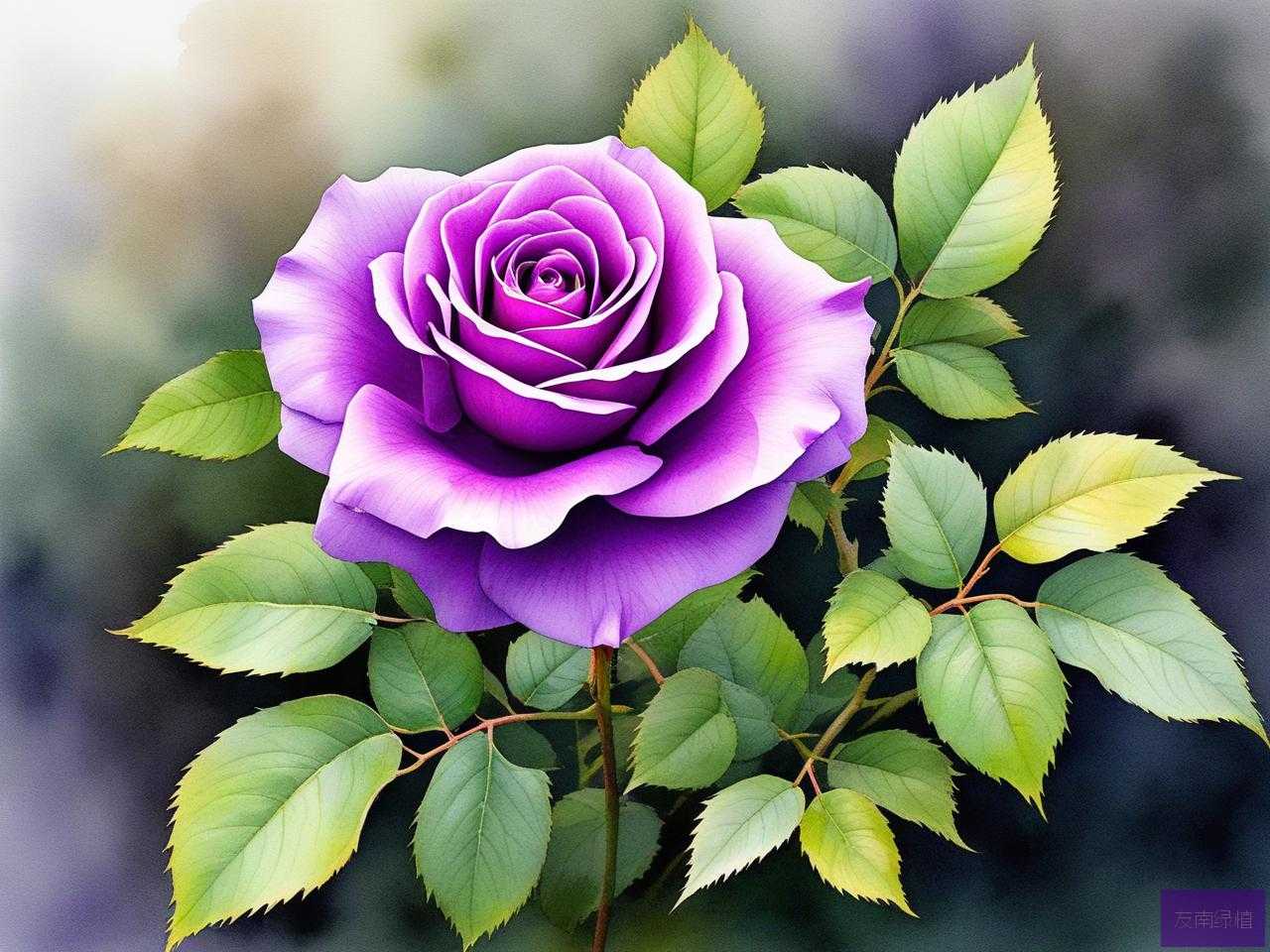 2025年紫色月季花的花语