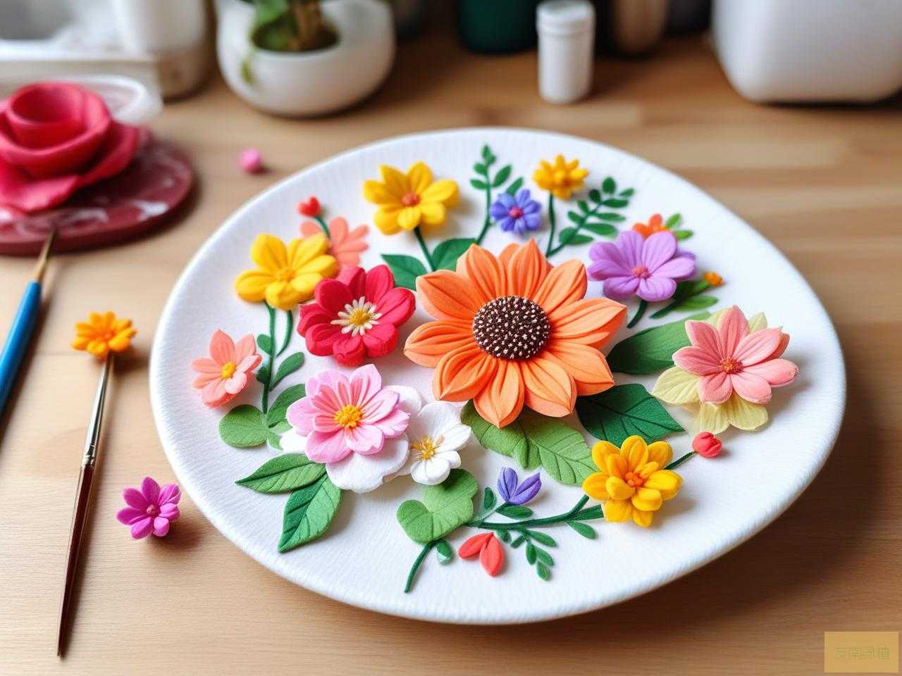 2025年手工制作花朵黏土