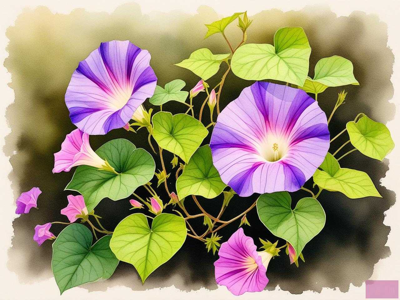 2025年牵牛花开花的特点
