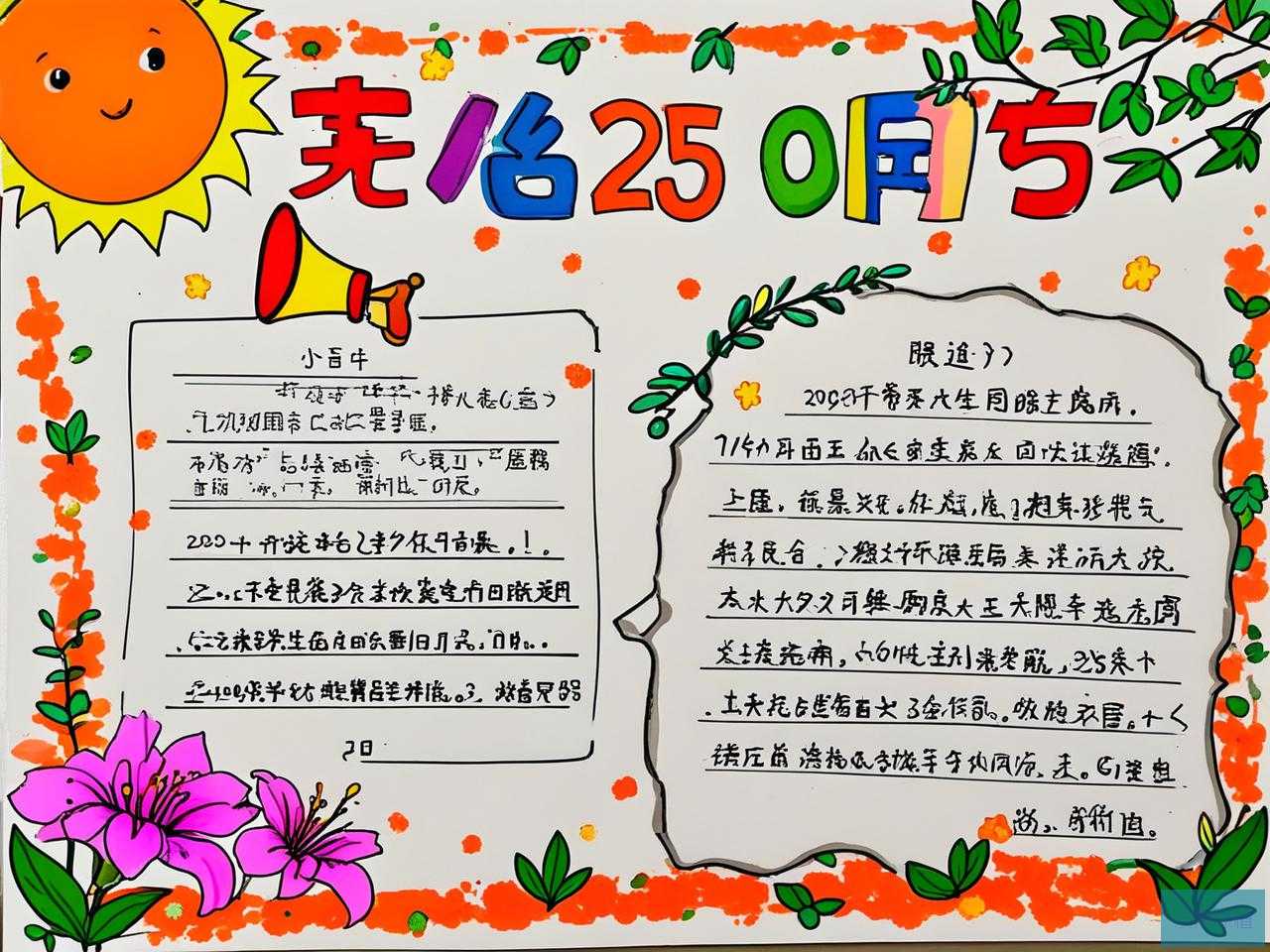 2025年小学生百合花作文