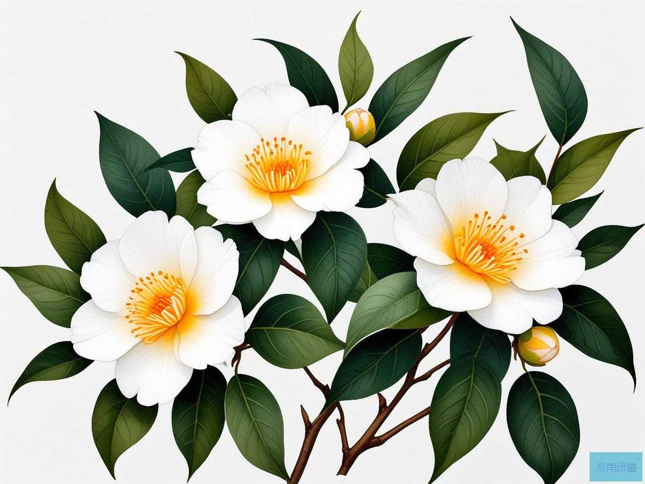 2025年白色的山茶花花语
