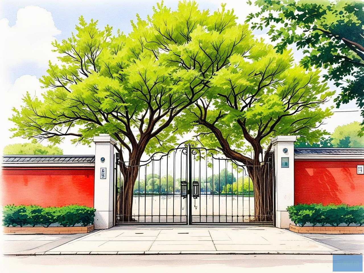 2025年大门口种槐树好吗