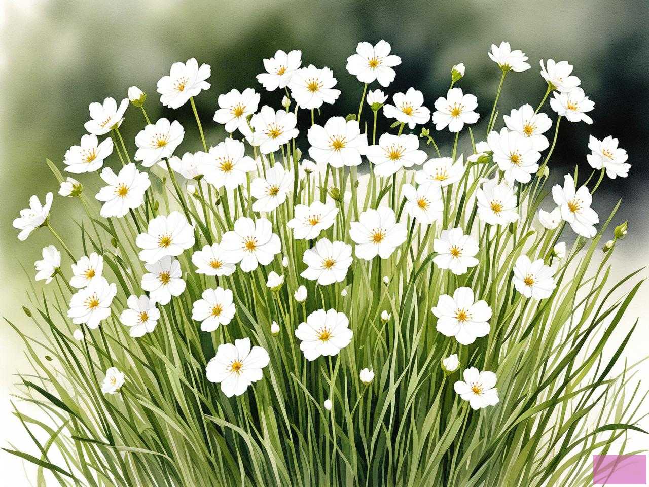 2025年白色花的草本植物