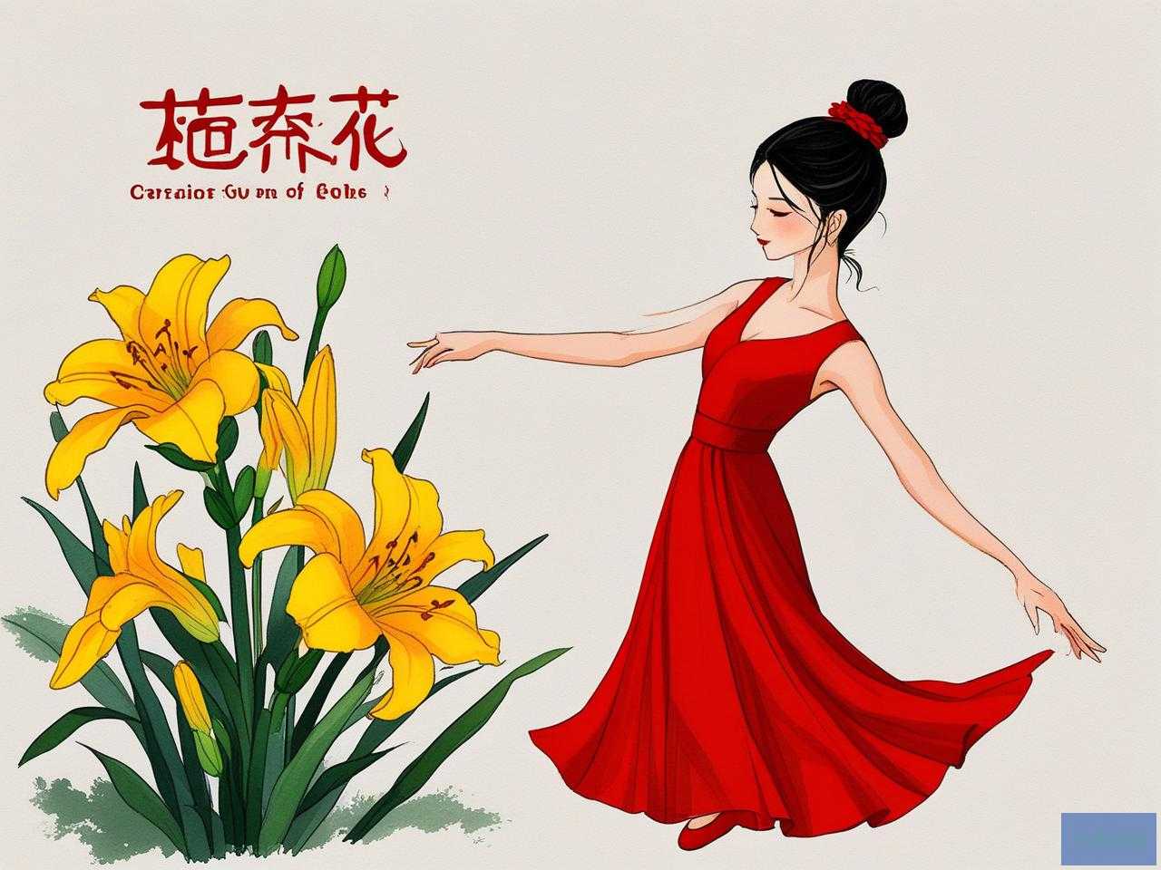 2025年古典舞《萱草花》