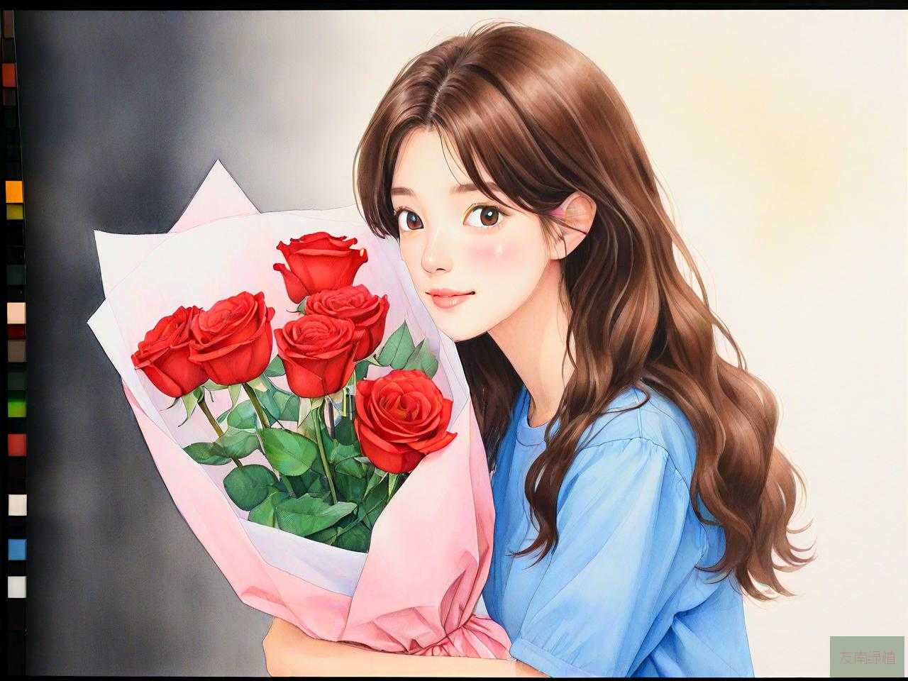 对女生表白送什么花好
