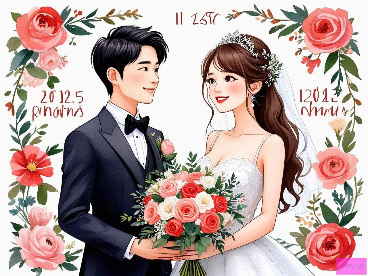 2025年祝贺结婚送什么花