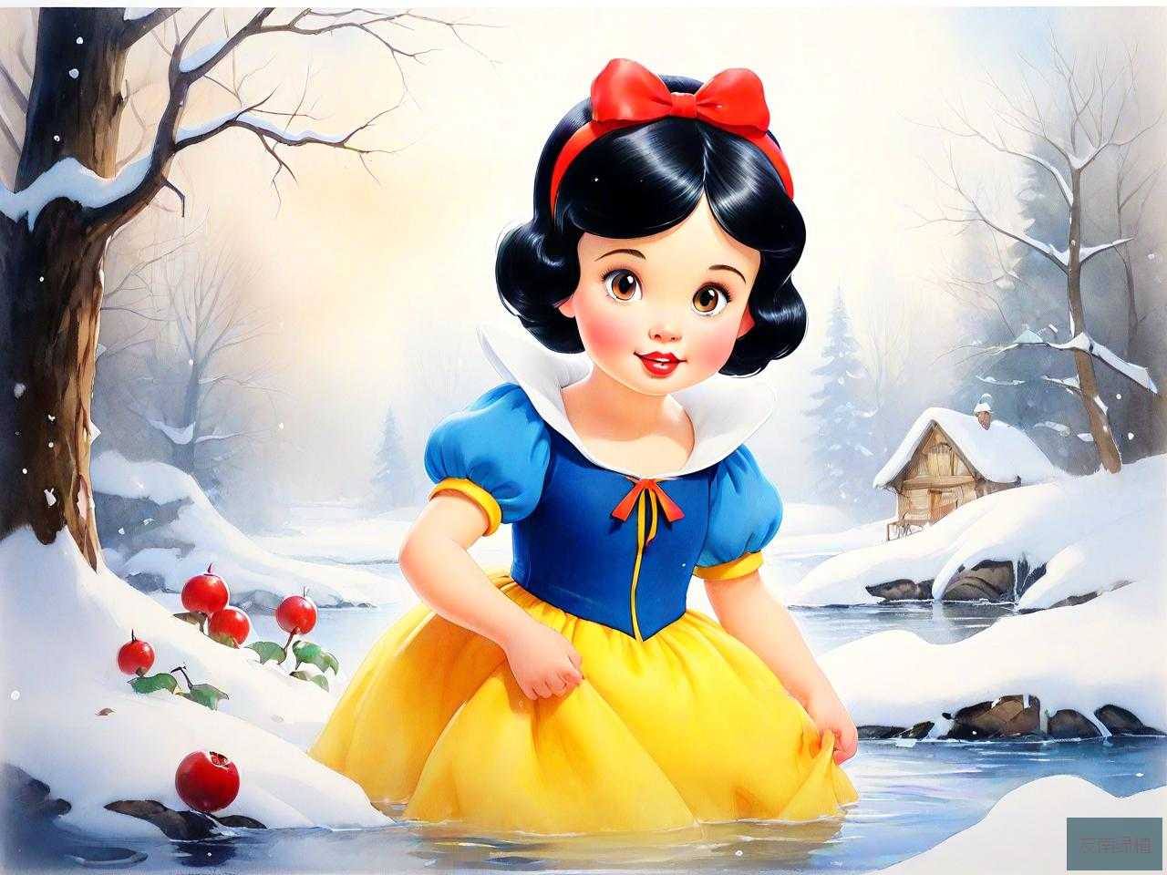 有趣的白雪公主的故事