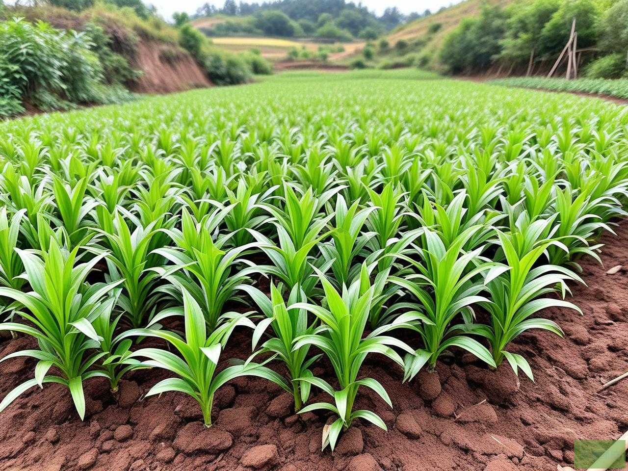 2025年白芨种苗人工种植