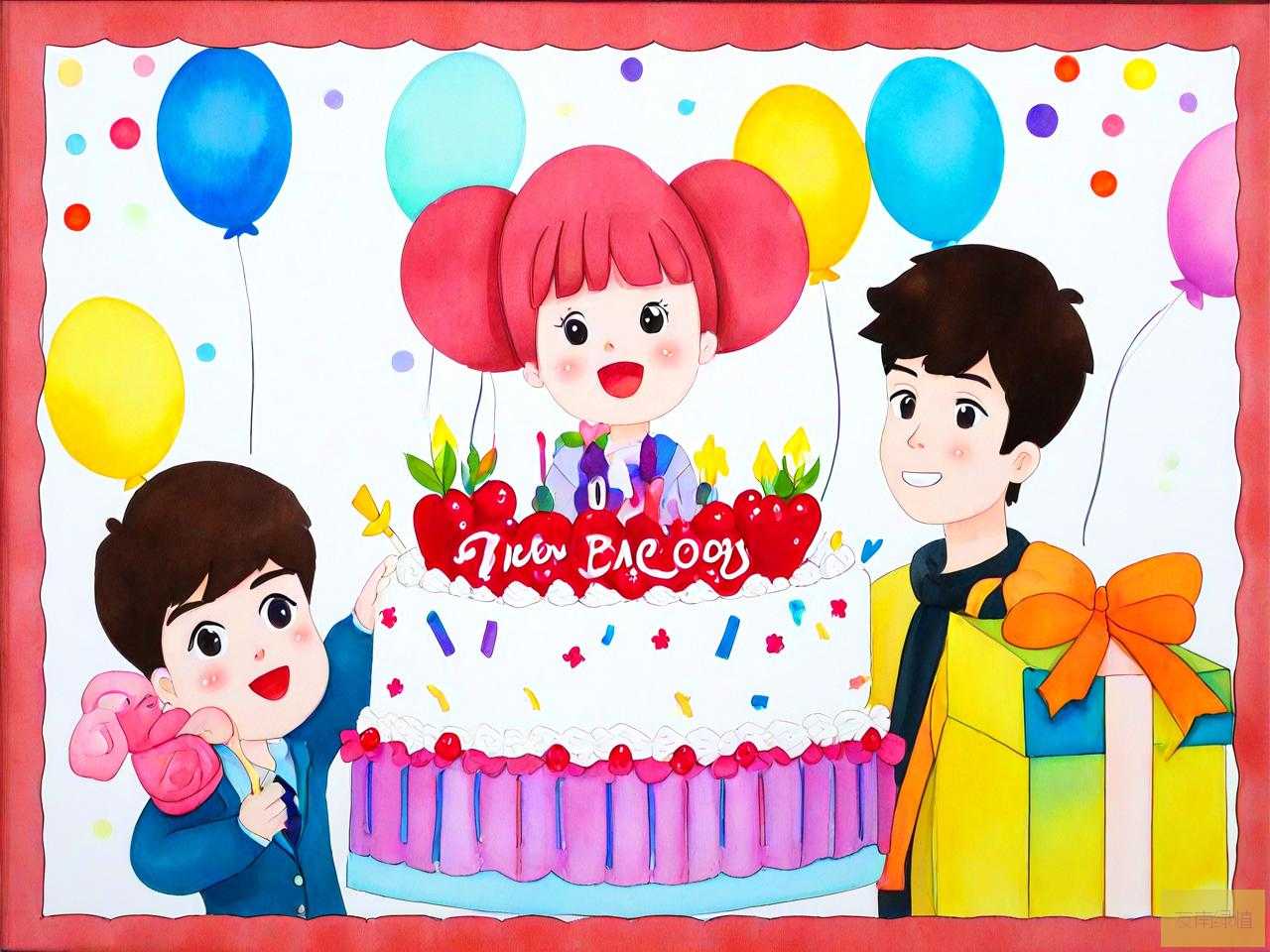 送朋友的生日祝福作文