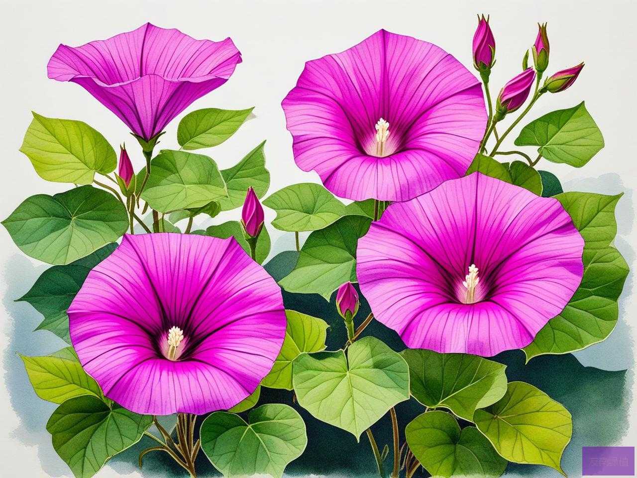 2025年牵牛花的成长过程