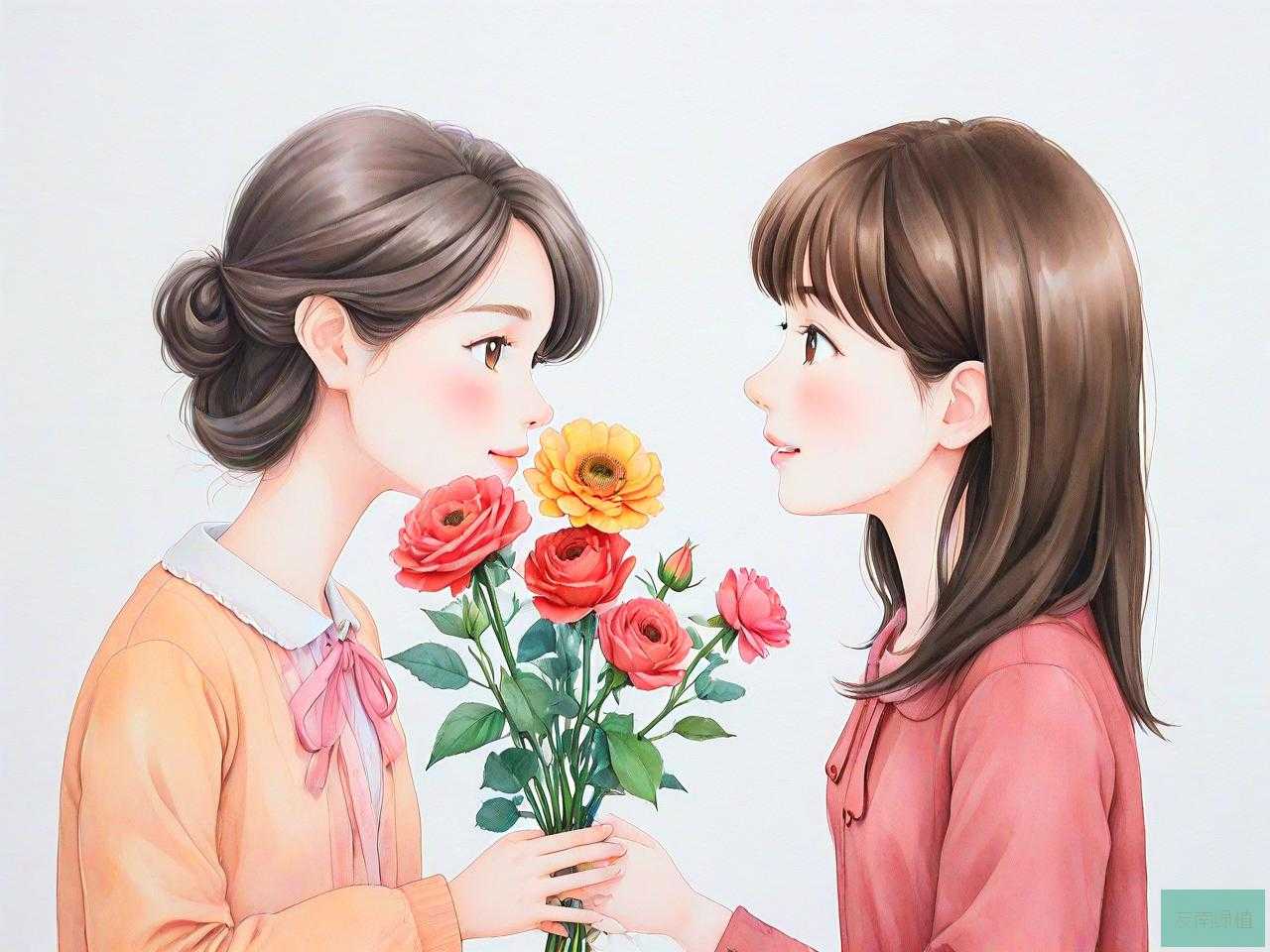 给闺蜜送花卡片怎么写