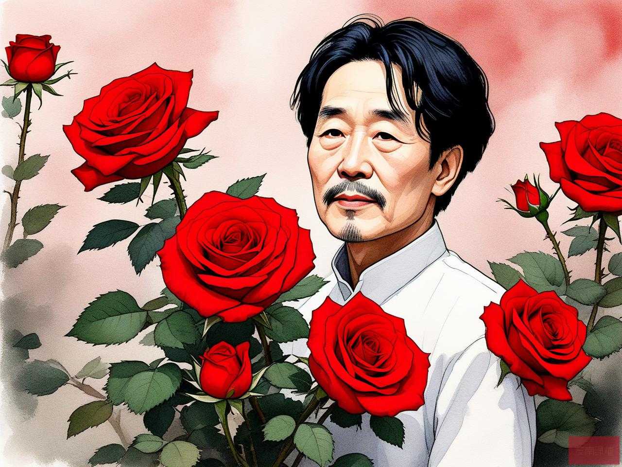2025年献给艾青的红玫瑰