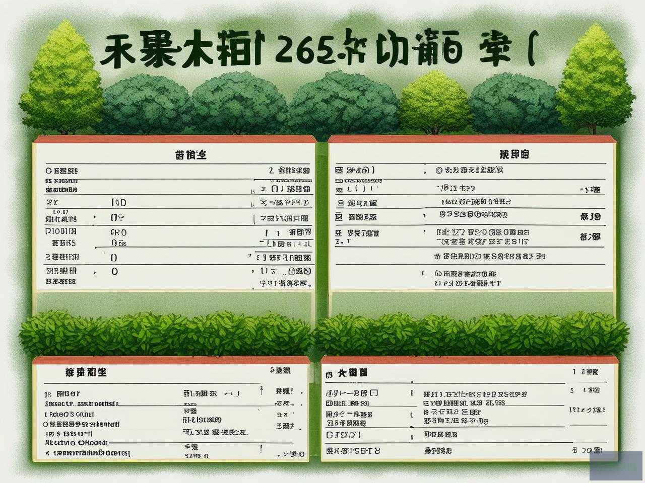 2025年苗木清单(灌木)