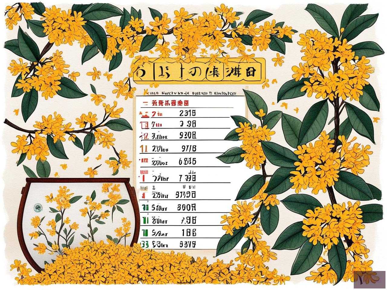 2025年干桂花一斤价格表