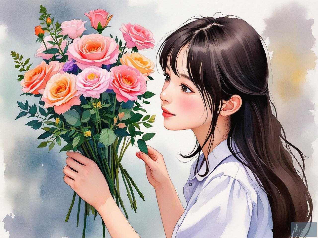 2025年第一次送女孩子花