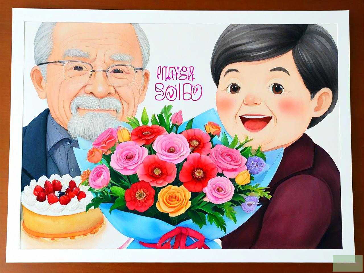 长辈66大寿送什么花