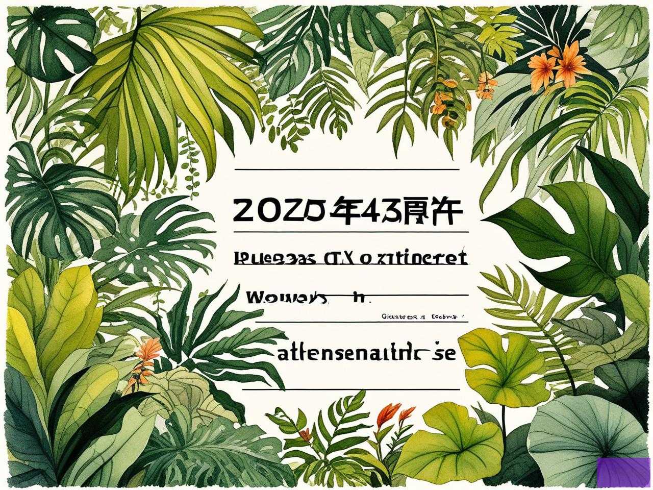 2025年含植物名四字词语