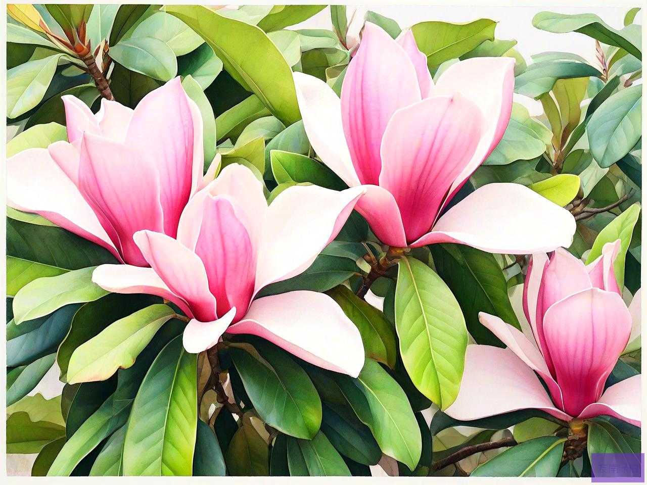 广玉兰开花时有叶子吗