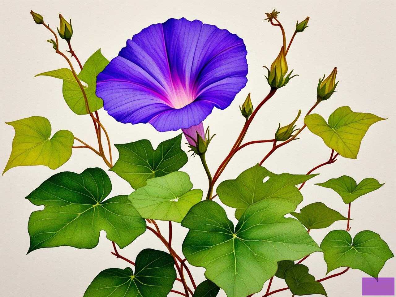 2025年牵牛花是完全花吗