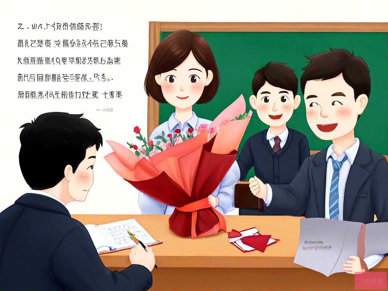 毕业班送给老师的赠言