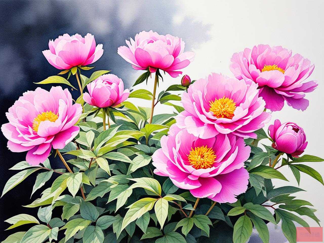 2025年芍药花的开放描写