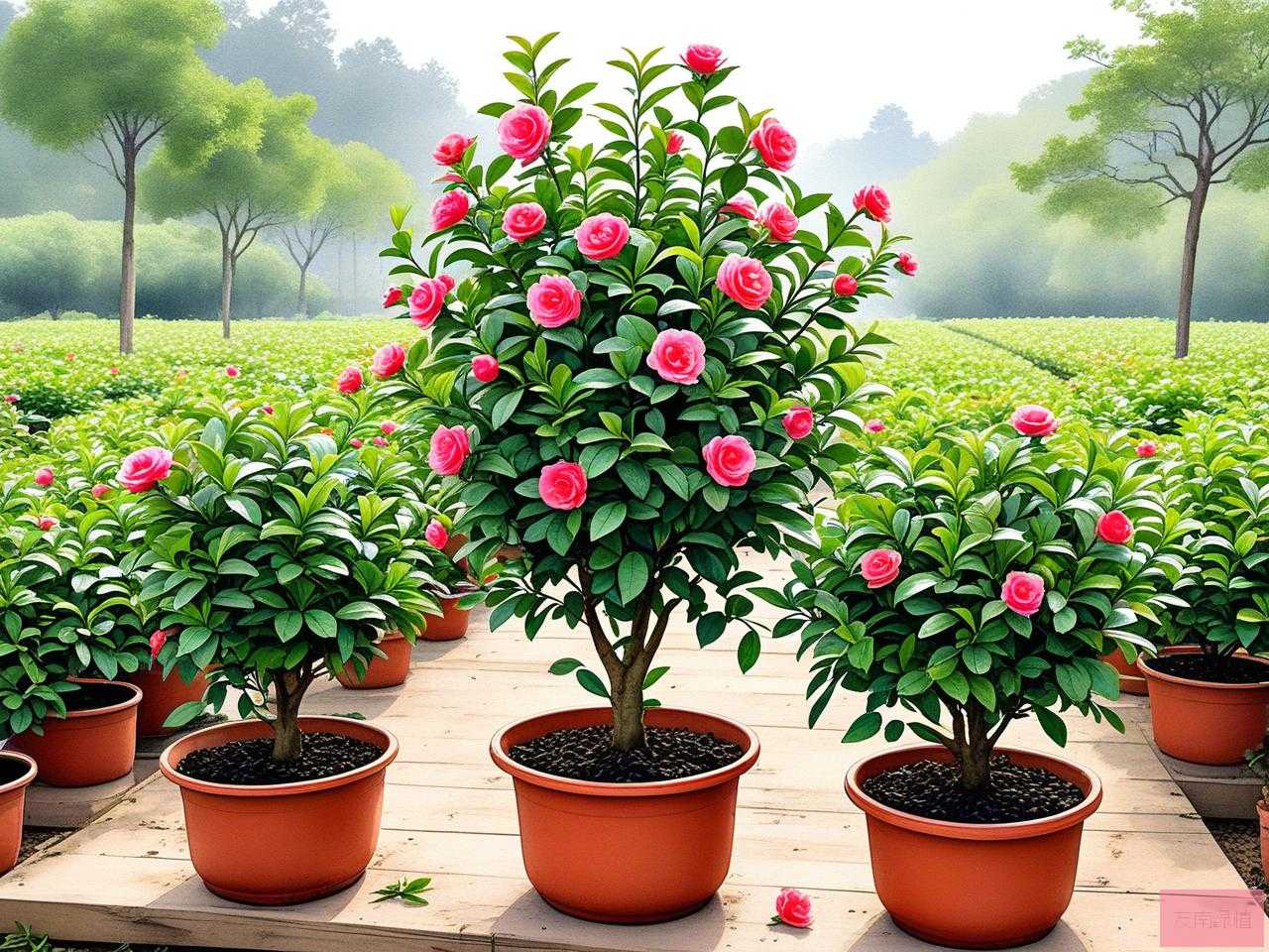 2025年茶花盆栽种植方法