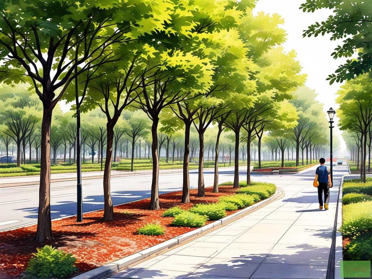 2025年行道树的种植方式